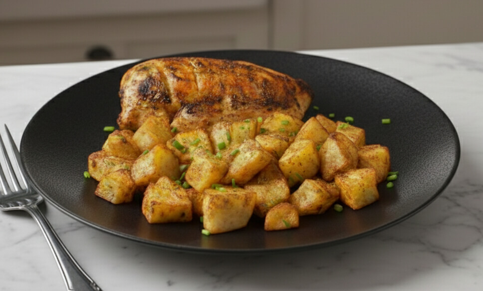 Fűszeres sült csirkemell air fryerben