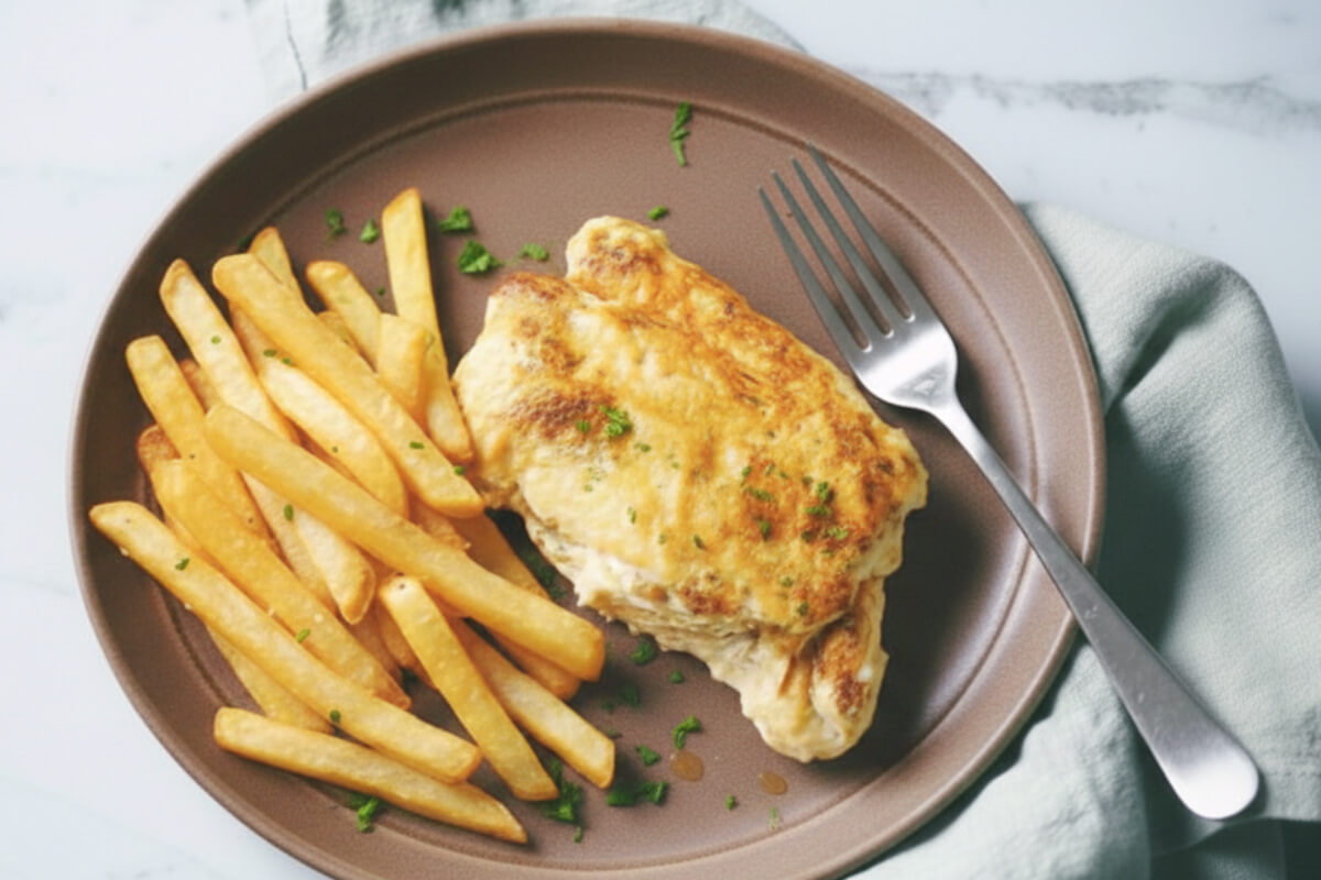 Füstölt sajtos rakott csirkemell